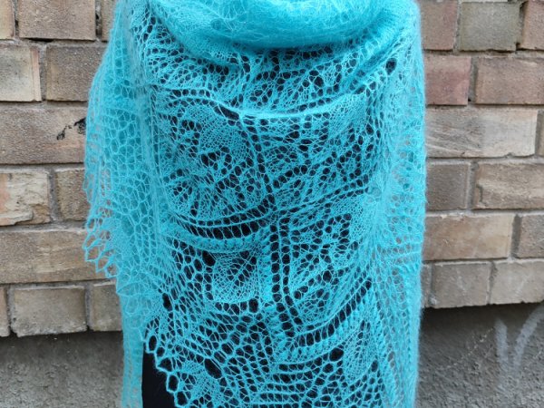 Blue shawl - Wraps & cloaks