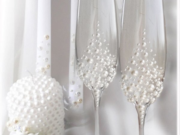 Vestuves taures, taures jauniesiems - Glassware