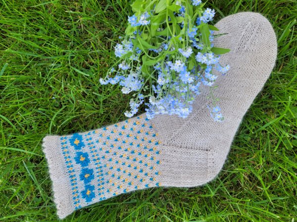 Neužmirštuolių kojinės - Socks