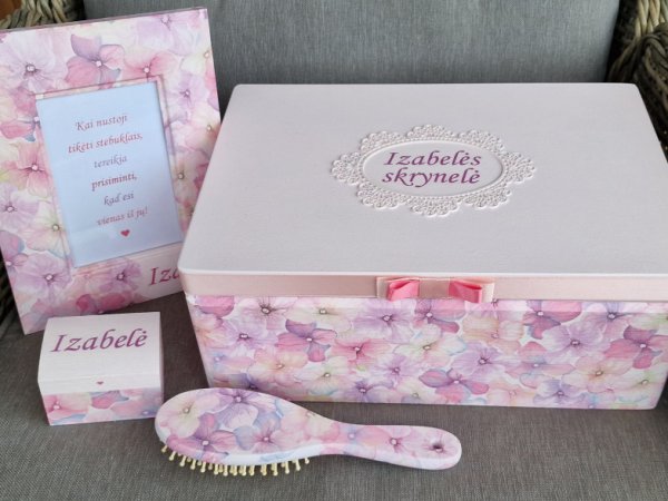 Christening box - Decoupage