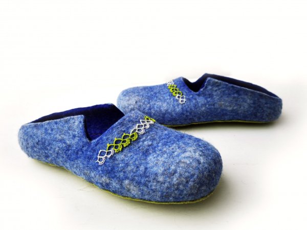 Veltos šlepetės Mėlynė2 - Shoes & slippers