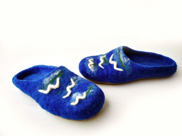 36-37 d veltos šlepetės Jūra2 - Shoes & slippers