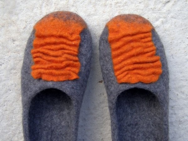 34 DYDIS Veltos tapkytės Raukinėliai2 - Shoes & slippers