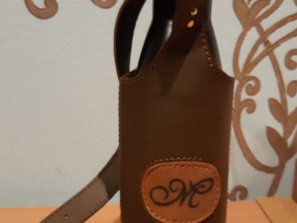 Dėklas gertuvei - Leather articles