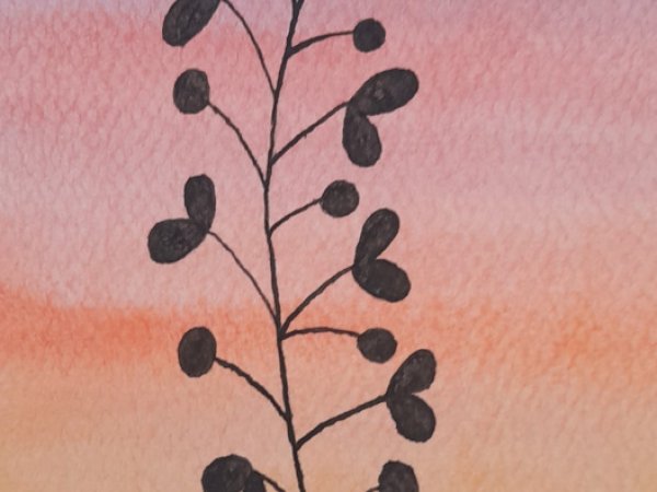 Atvirutė 7 - Watercolor