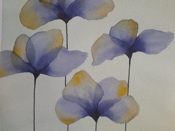Atvirutė 9 - Watercolor