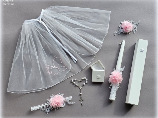 krikštynoms: krikšto skraistė ir žvakė - Other clothing