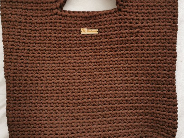 Rankų darbo nerta rankinė-terba iš virvės - Handbags & wallets