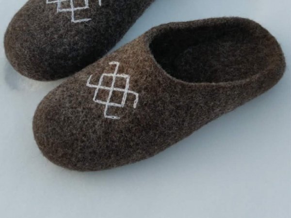vyriškos vilnos  šlepetės - Shoes & slippers
