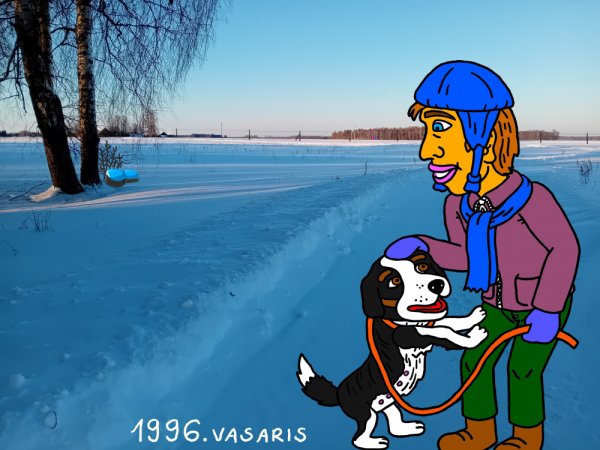 Prisiminimas apie vieną tikrai žvarbią vasario popietę lauke, su mylima kalaite Muse - Computer graphics