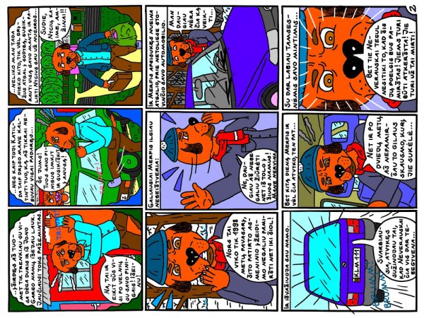 Komiksas - Neverauskų šeimos tragiškos lemties istorija. 2 - Computer graphics