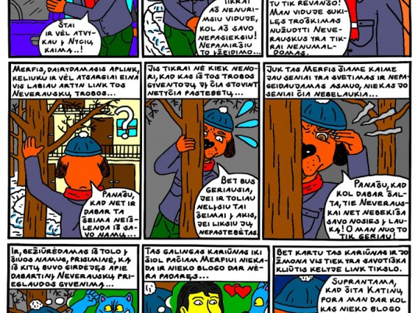 Komiksas - Neverauskų šeimos tragiškos lemties istorija. 3 - Computer graphics