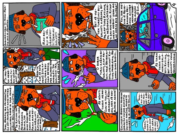 Komiksas - Neverauskų šeimos tragiškos lemties istorija. 4 - Computer graphics