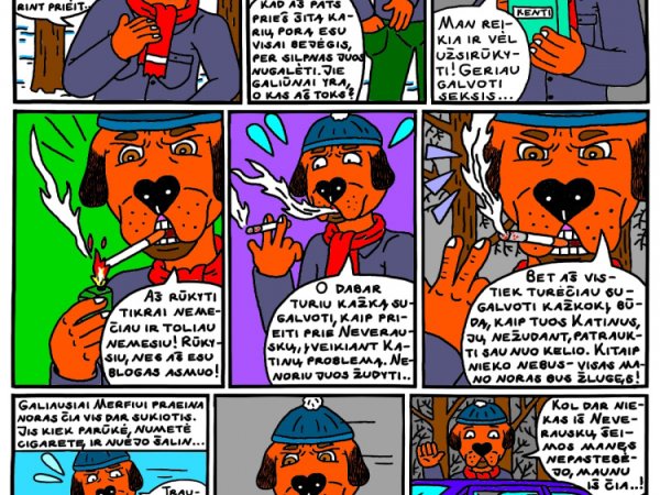 Komiksas - Neverauskų šeimos tragiškos lemties istorija. 4 - Computer graphics