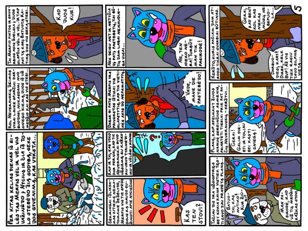 Komiksas - Neverauskų šeimos tragiškos lemties istorija. 5 - Computer graphics