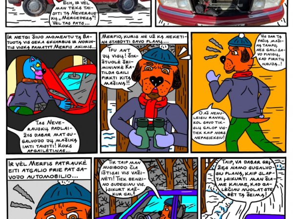 Komiksas - Neverauskų šeimos tragiškos lemties istorija. 6 - Computer graphics