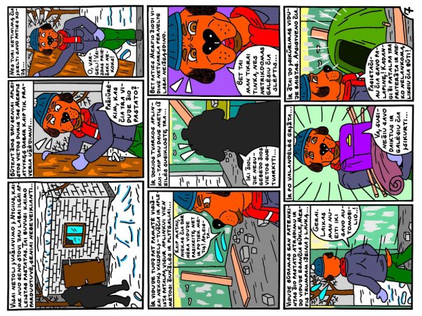 Komiksas - Neverauskų šeimos tragiškos lemties istorija. 7 - Computer graphics