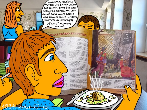 Vaikystės memuarai, susiję su žurnalu "Genys" 14,2 - Computer graphics