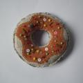 Caramel donut, handmade - Dolls & toys - sewing