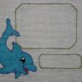 Birth chart "Dolphin" - Needlework - sewing