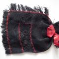 Gift bag "Black red" - For interior - sewing