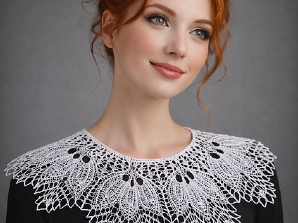 Mezgta apykaklė, balta 001 - Other knitwear