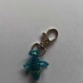 Keychain "Blue Crocodile" - Other pendants - beadwork