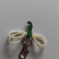 Keychain "Green Dragonfly" - Other pendants - beadwork