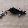 Keychain "Black Mouse" - Other pendants - beadwork