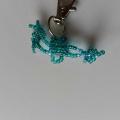 Keychain "Blue Frog" - Other pendants - beadwork