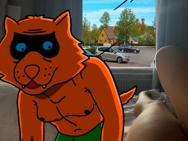 Mėlynakis Lakišius ir Elinga mieste sutinka rytą dviese, jos miegamojo lovoje - Computer graphics