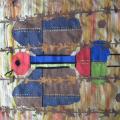 Tapestry "Endangered Species" - Woven works & fabrics - weaving