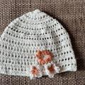 White hat for a 4-8 year old child - Hats  - needlework