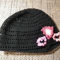 Black hat for a 4-8 year old child - Hats  - needlework