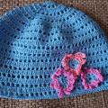 Blue hat for a 4-8 year old child - Hats  - needlework