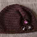 Brown hat for a 4-8 year old child - Hats  - needlework