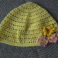 Yellow hat for a 4-8 year old child - Hats  - needlework