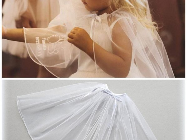 Krikštynoms: krikšto skraistė ir krikštynų žvakė - Other clothing
