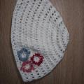 White hat1. Handmade crocheted hat for an adult - Hats  - needlework