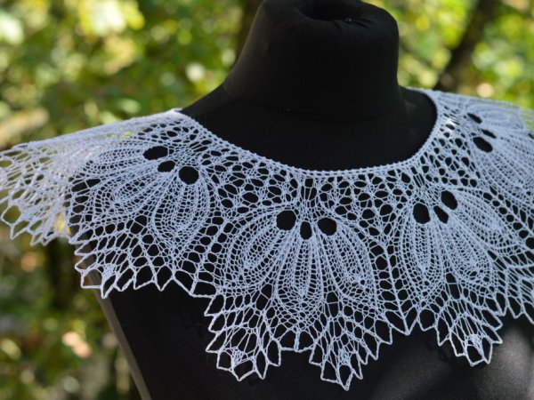 Mezgta apykaklė, balta 002 - Other knitwear