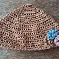 Light brown hat. Handmade crochet hat for an adult - Hats  - needlework