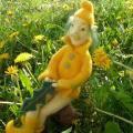 meadow elf - For interior - felting