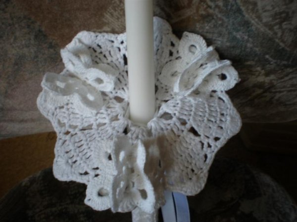Candles decoration - Lace