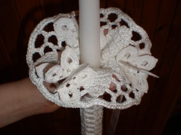 Candles decoration - Lace