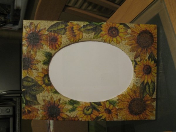 Frames with saulėgražom - Decoupage