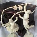 Pearl necklace and clips - Kits - beadwork