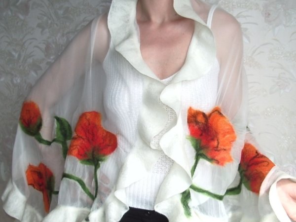 Summer poppies - Wraps & cloaks