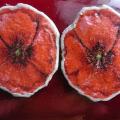 Earrings " Poppy " - Earrings - beadwork