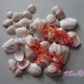 Pink coral - Earrings - beadwork