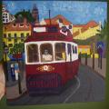 Lisboa - Oil painting - drawing